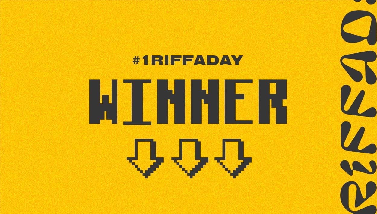 1RiffADay Winner Featured Img